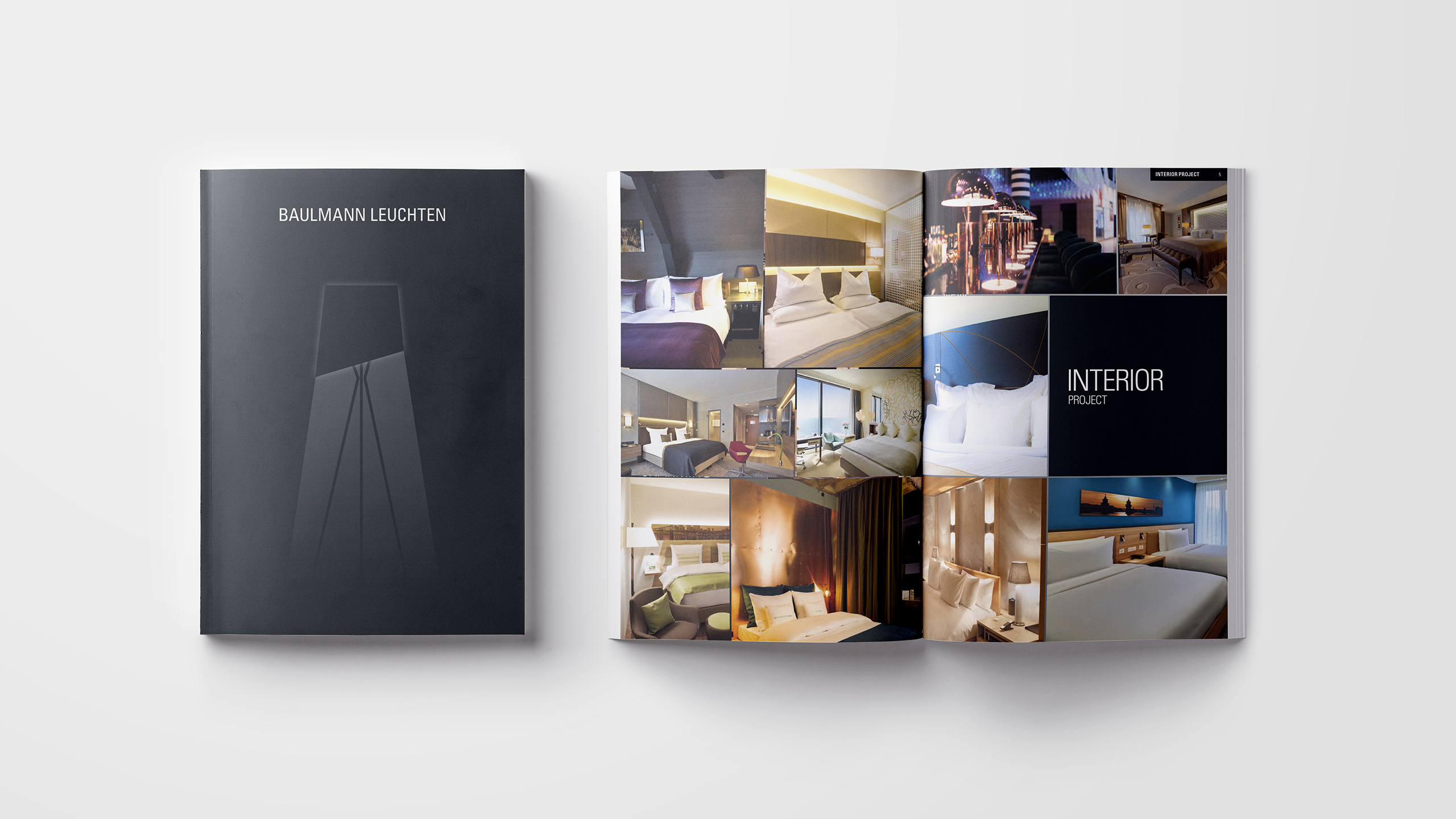 Projektreferenz Print Katalog für über 150 Leuchten DLC Agency Berlin